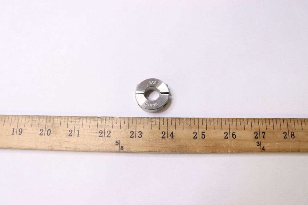 Climax Plain Shaft Collar Clamp 1/2" Bore Dia. x 13/32" W 2C-050-S