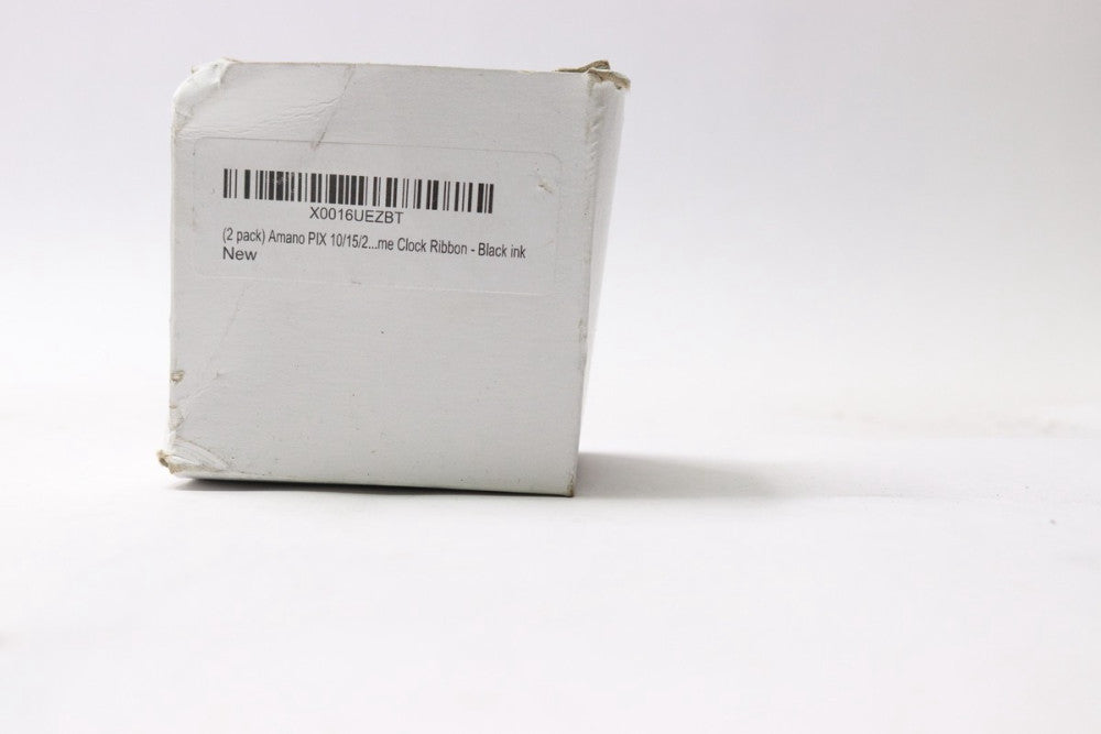 (2-Pk) Compumatic Amano PIX Time Clock Ribbon Black Ink CE315151