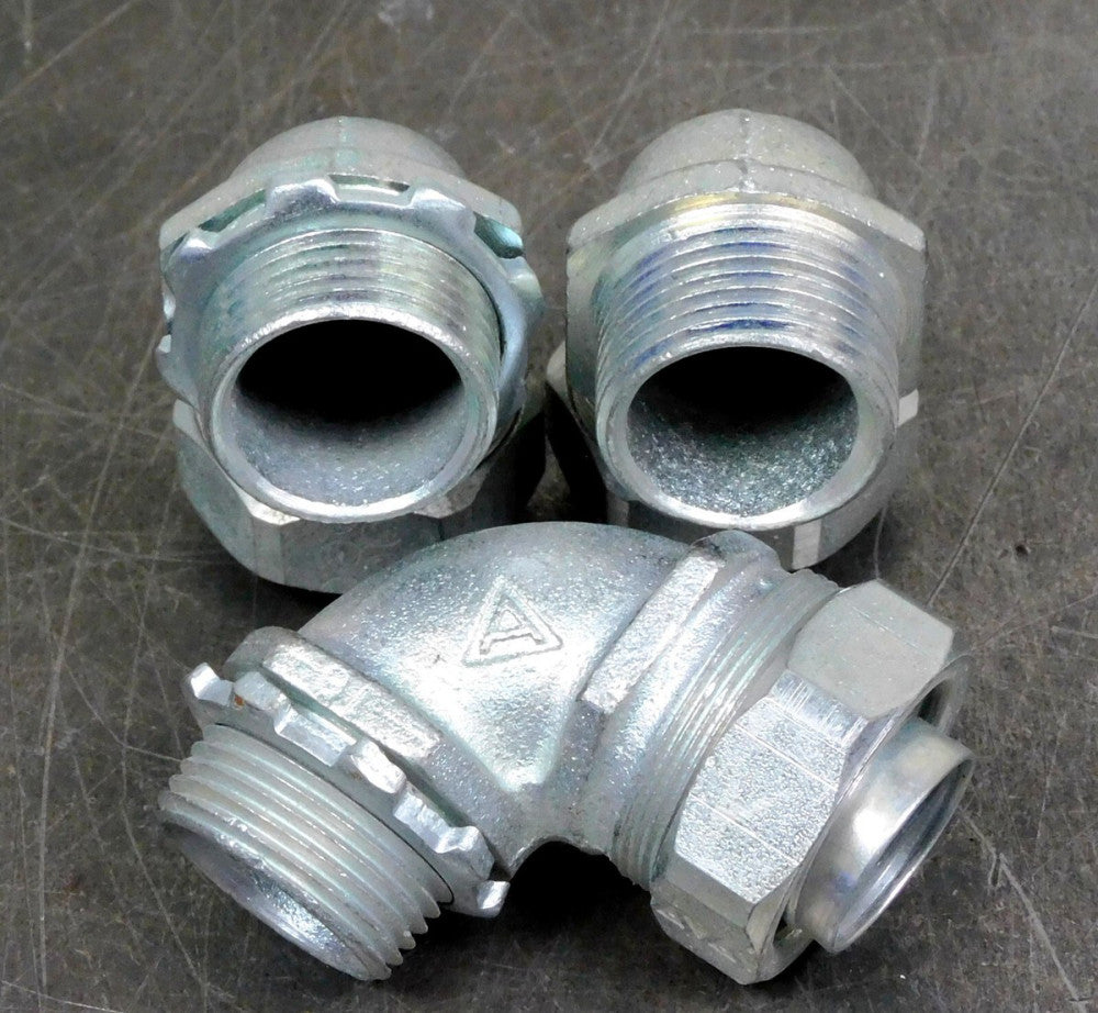 Appleton -ST-90100 Liquid-Tight Elbow Throat Flexible Conduit Adapter 1" 90°
