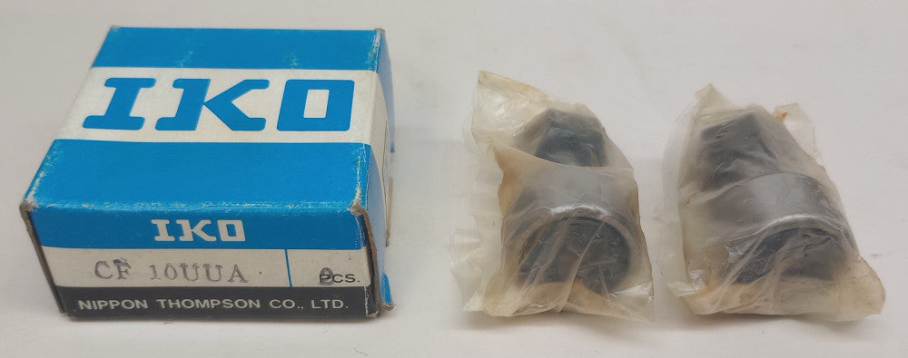IKO CF 10UUA-No Zerks Cam Follower 22mm Roller Dia 12mm Roller W (Pack of 2)