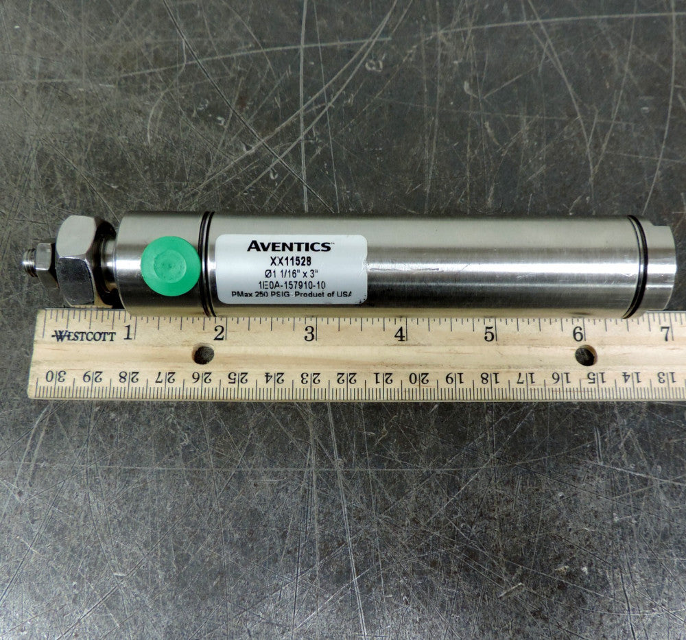 Aventics Compact Pneumatic Air Cylinder Actuator XX11528 1-1/16" x 3" New