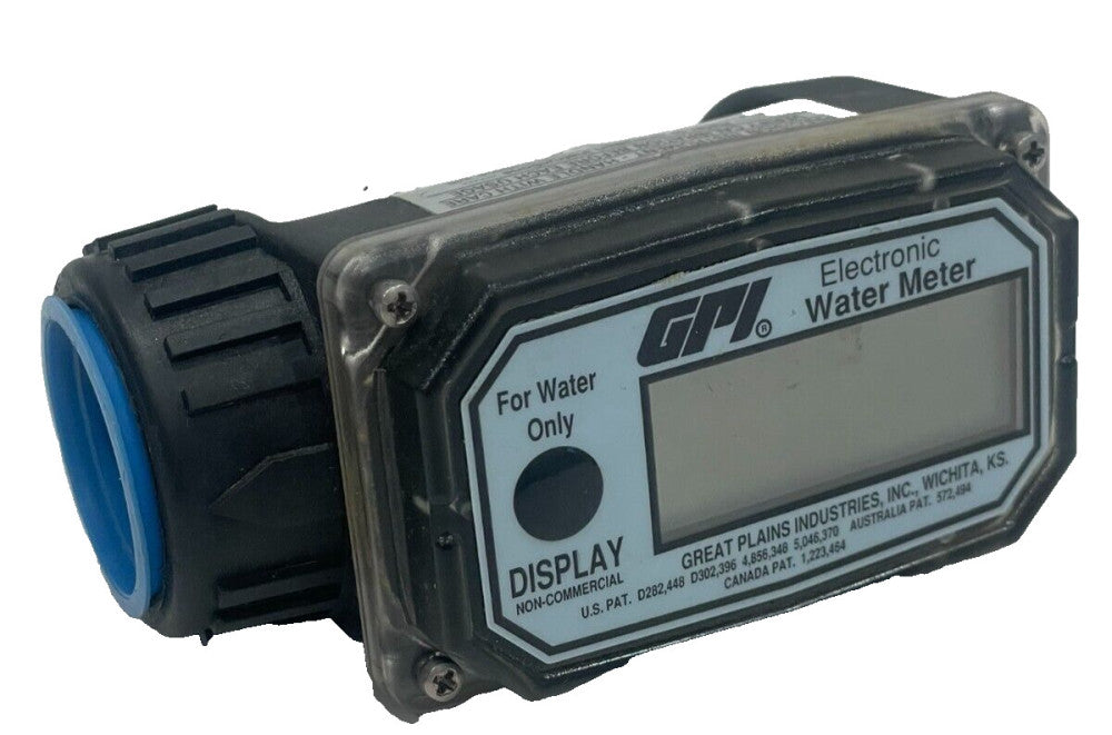 USED GREAT PLAINS IND. 01N31GM ELECTRONIC WATER METER
