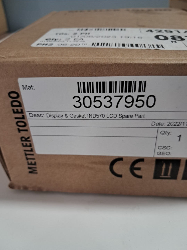 mettler toledo scales ind570 display board part# 30537950