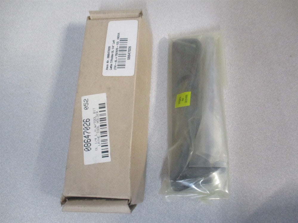 Groz (TH-4L+TB/H/0-12) 1/4" x 3/8" x 7/8" OAL Tool Bit Turning Holder