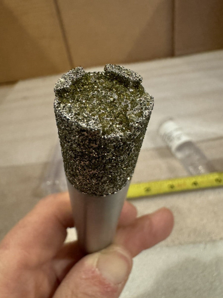 CDT Diamond Bit 6140199 Endmill Bore   PMN003556  .75X1X.75X4 Quartz Granite 3/4