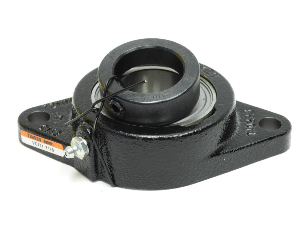 Timken VCJT1-7/16 Flange Bearing, 2-Bolt, Ball, 1-7/16" Bore