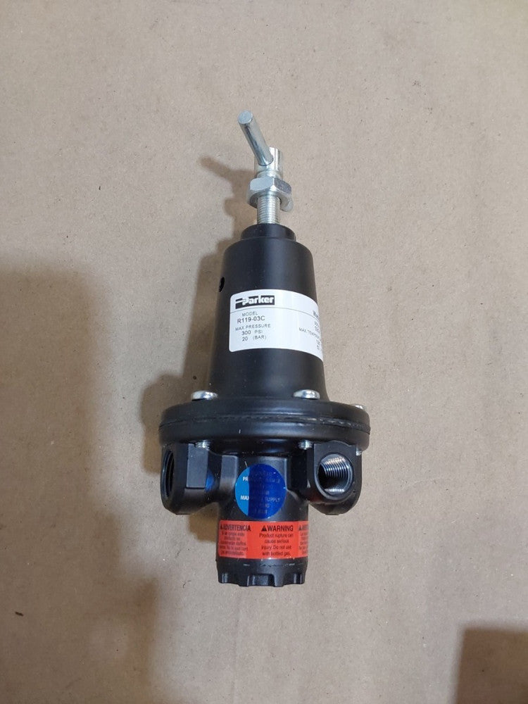 WATTS R119-03C Air Regulator,3/8",0 to 125 psi 162A86