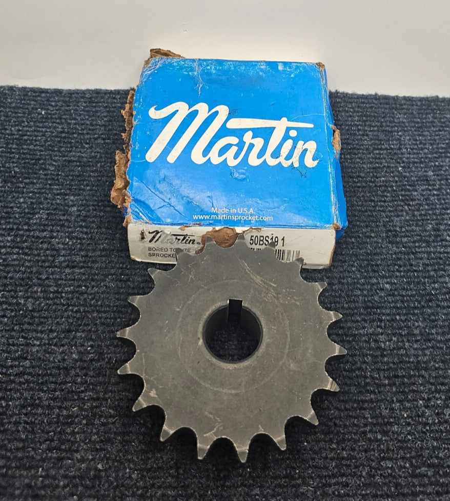 MARTIN 50BS191 : KEYED SPROCKET 1" BORE 1/4" KEYWAY