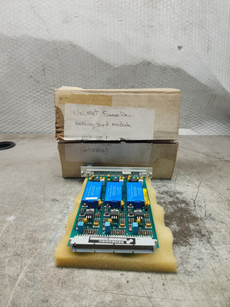 NEW IN BOX VALMET SENSODEC ANALOG INPUT MODULE AIA-400.1