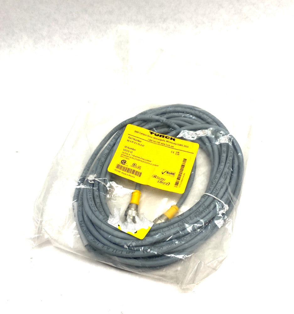 Turck RK 4.4T-8.5-RS 4.4T Eurofast Double Ended Cordset U2272-12