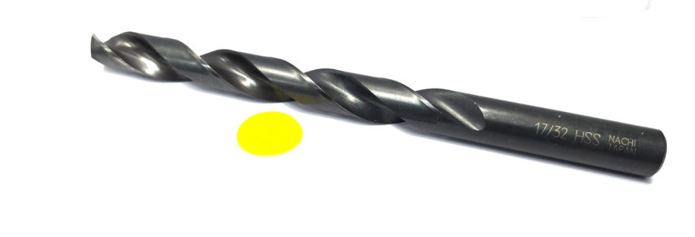 NACHI SPIRAL FLUTE 17/32" DRILL BIT 4-3/4" LOC
