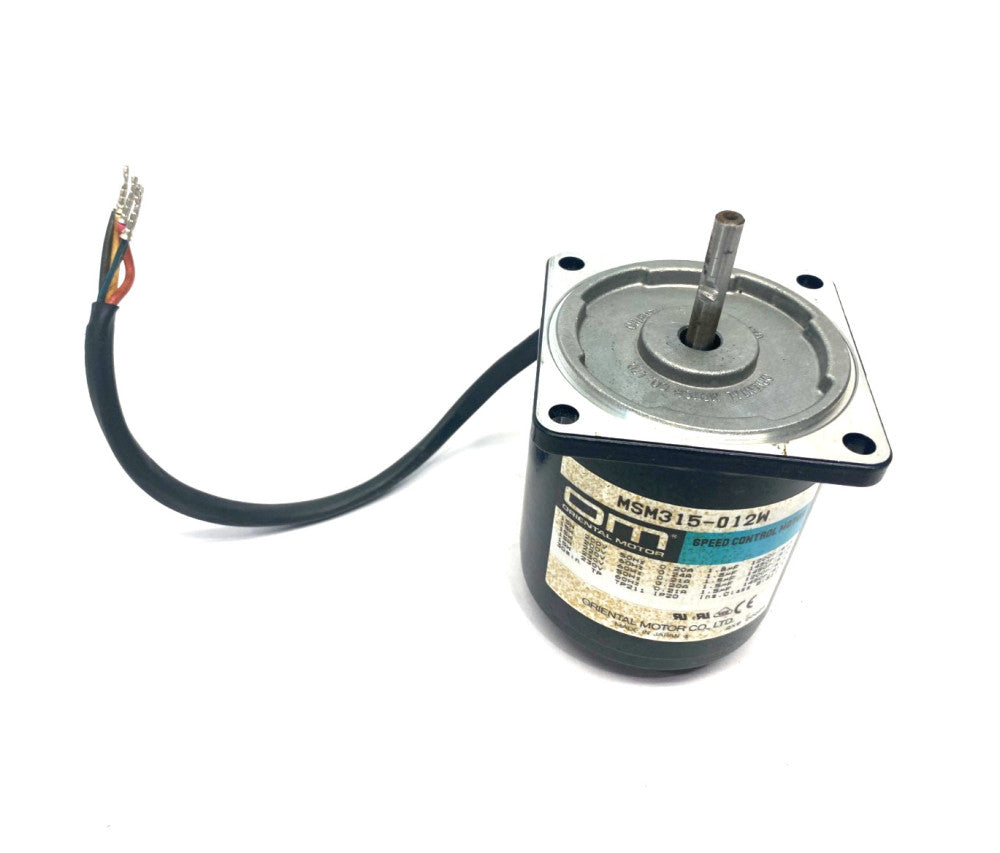 Oriental Motor MSM315-012W Speed Control Motor 200-230V 15W