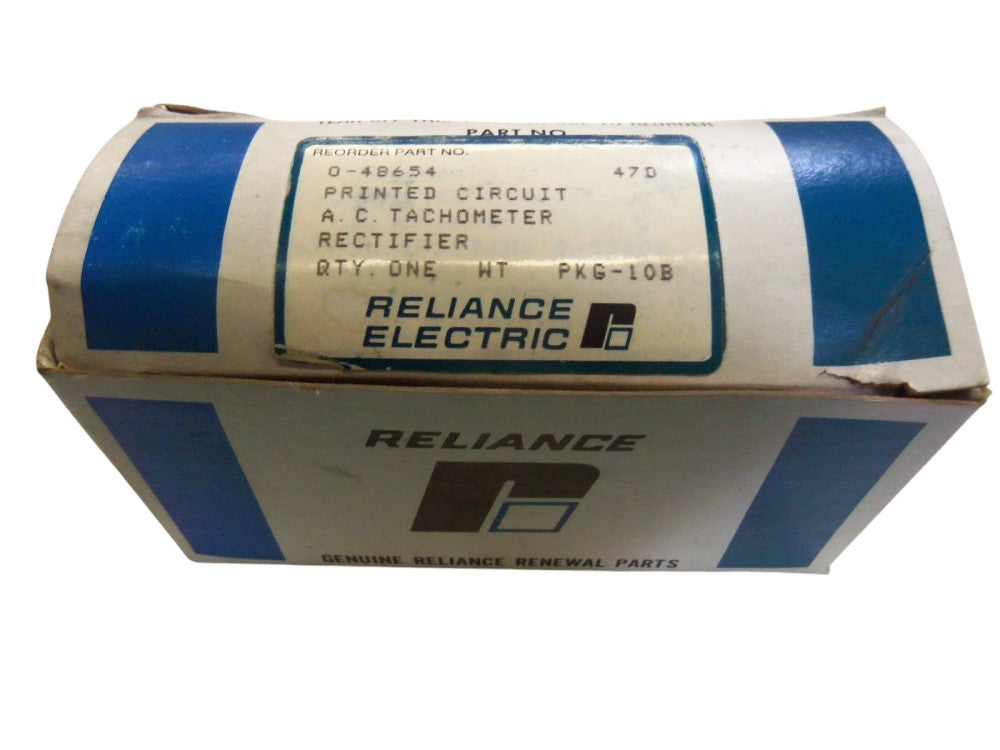 RELIANCE ELECTRIC 0-48654 PC BOARD AC TACH RECTIFIER NSMP