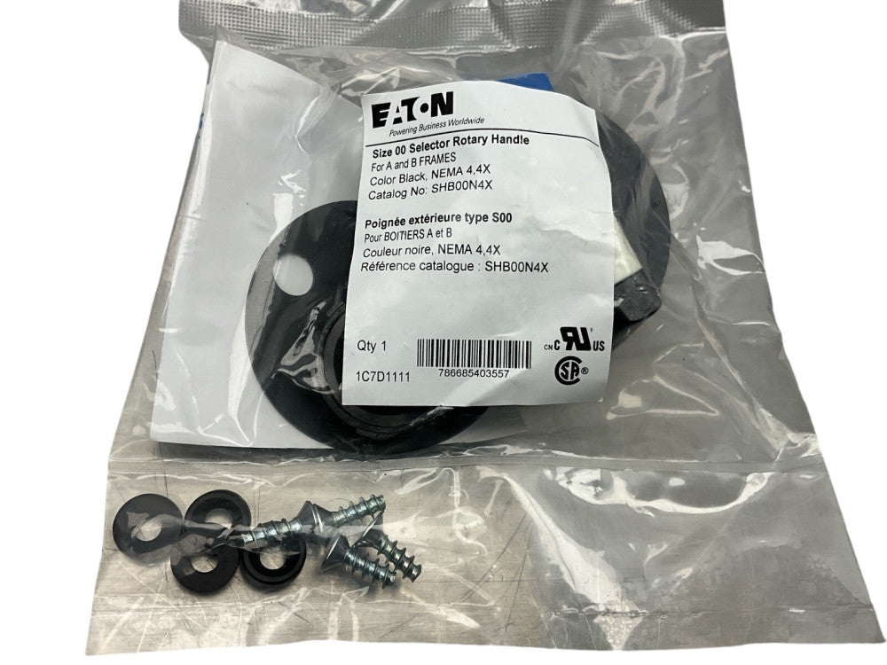 1 PC Eaton SHB00N4X Size 00 Selector Rotary Handle For R5 / R9 Series NEMA 4 4X