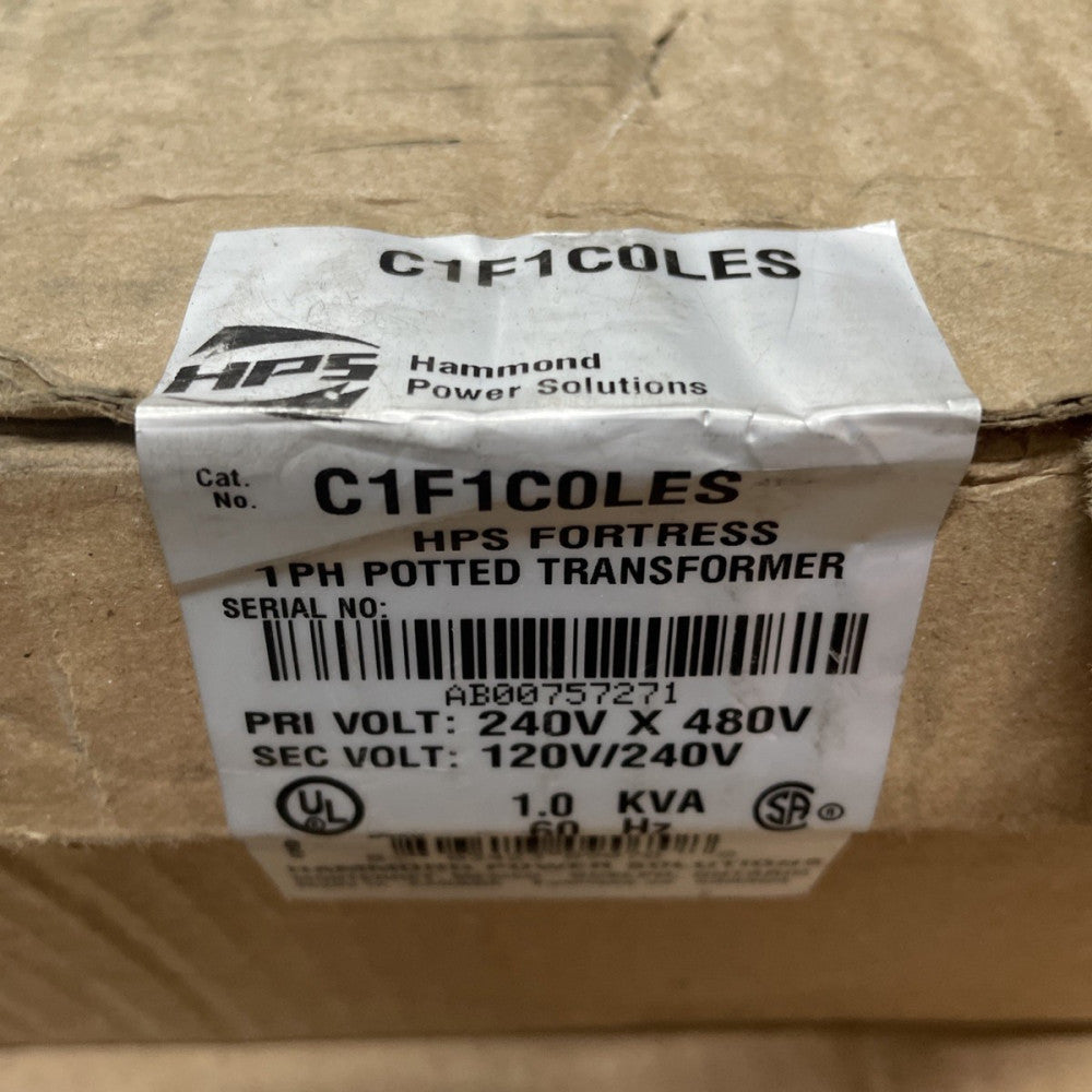 HPS C1F1COLES Power Transformer - Gray1.0 KVA 240V X 480V SEC 120V/240V