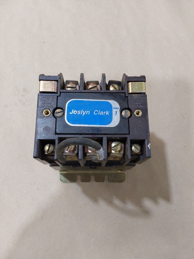 Joslyn Clark 30 Amp Contactor T77U021 Bulletin 7707 Type TM