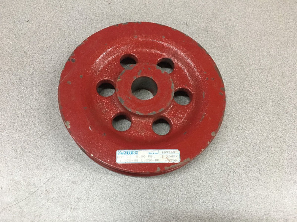 NEW MCKISSICK 1.375-HB-1.250-RM  .625WL SHEAVE 909360 PULLEY SHV CI 8.00 PB