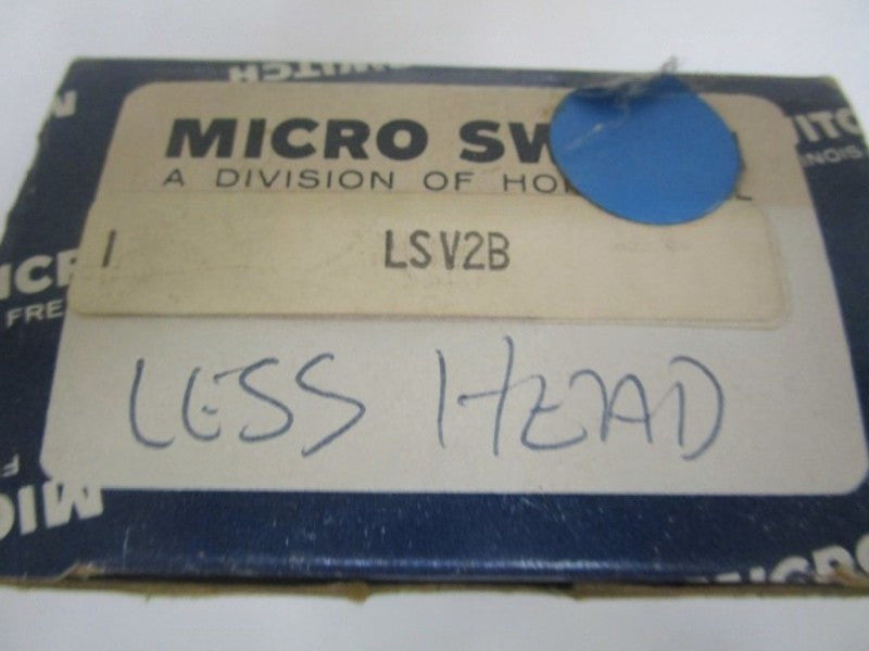 MICRO SWITCH LSV2B LIMIT SWITCH  (AS PICTURED) NSMP