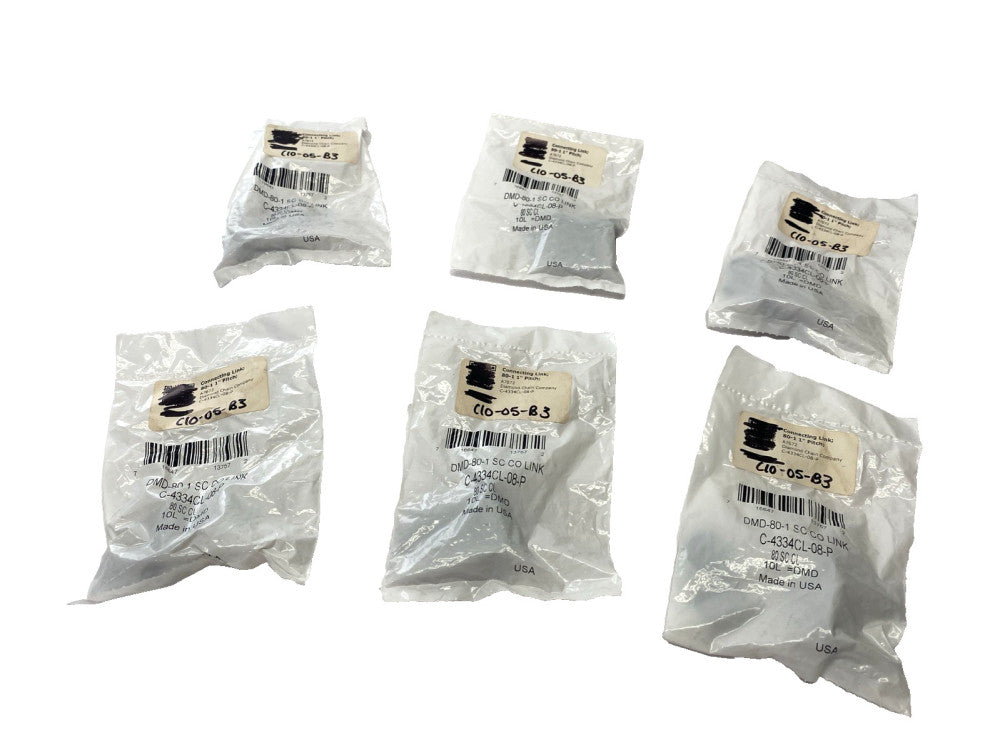 Diamond Chain Company C-4334CL-08-P Connecting Link 80-1 1" Pitch LOT OF 6