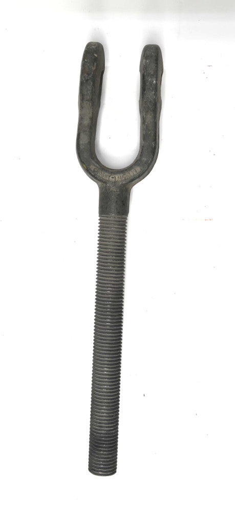 CROSBY 3-3/8" JAW END TURN BUCKLE FORGED STEEL 17-5/8" LENGTH  1-1/4" DIAMETER