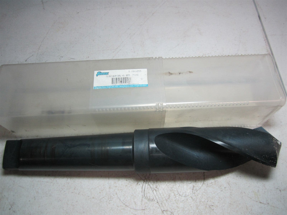 TMX (5-194-055) 2-1/16" Diam MT5 Taper Shank HSS Big Boy Drill