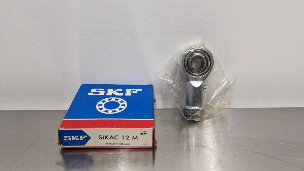 SKF SIKAC 12 M Rod End Spherical Bearing 12mm ID 33mm OD 16mm Wide M12 Thread Fe
