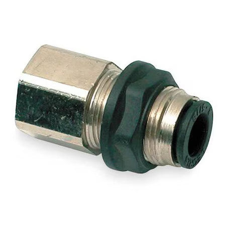 Legris 3036 04 14 Push-Fit Adapter Fitting, 5/32 In Tube Size, Brass, Silver,