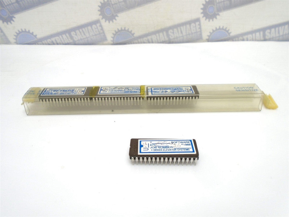 (4 Pc) DOVER ThyssenKrupp - U46 - 675-EE12 SOFTWARE CHIP MICROPROCESSOR (NEW)