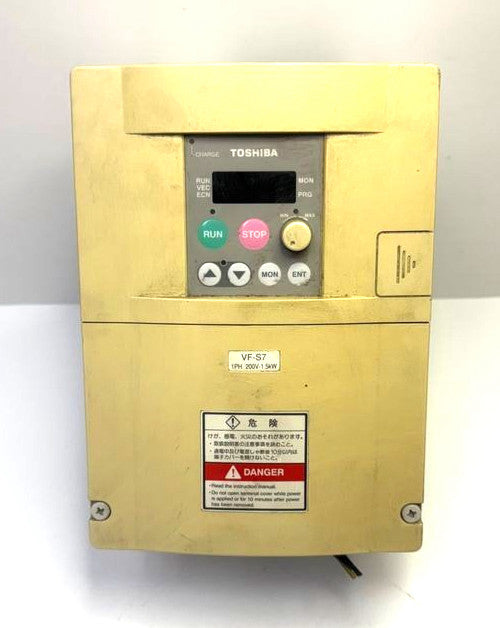 TOSHIBA VF-S7 TRANSISTOR INVERTER SERIAL #- 86854358