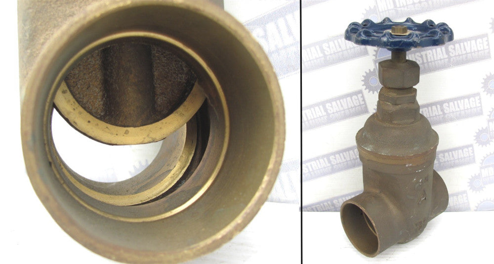 AMERICAN - No. 35 - 2-1/2 GATE VALVE - SOCKET WELD to SOCKET WELD -(NEW)