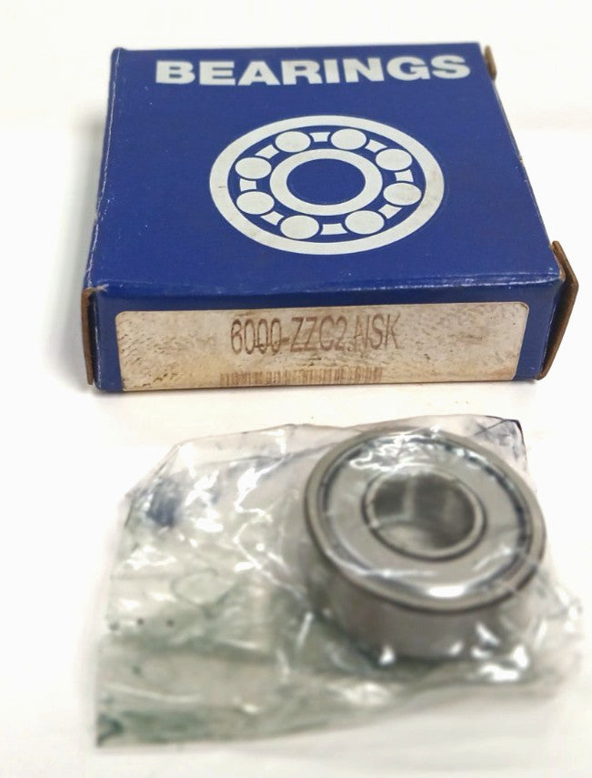 NSK 6000 SERIES SINGLE ROW DEEP GROOVE BALL BEARING 6000-ZZC2