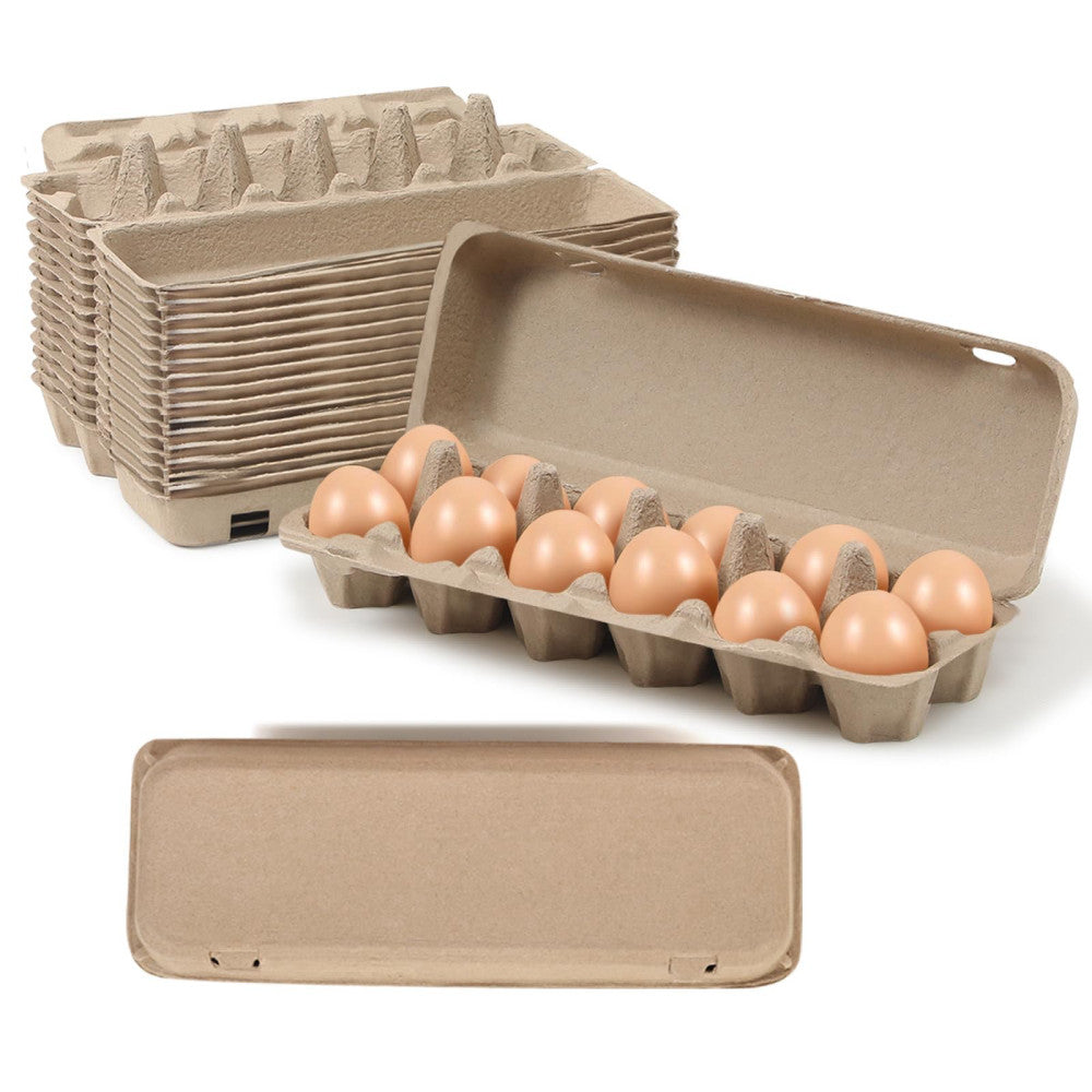 15 Pack Egg Cartons Cheap Bulk, 12 Count Egg Storage Containers Holder, Sturd...