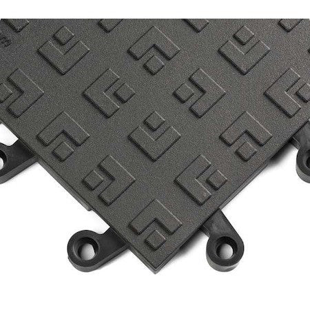 Wearwell 562 Interlocking Antifatigue Mat Tile, Pvc, 18 In W X 18 In L, 7/8 In