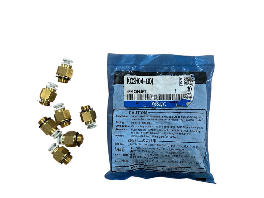 SMC KQ2H04-G01 PK OF 10, STAINLESS STEEL