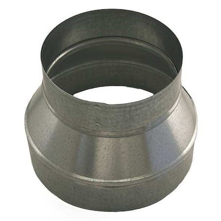 Greenseam Grr9p7pga24 Round Duct Reducer, 9 In X 7 In Duct Dia, Galvanized