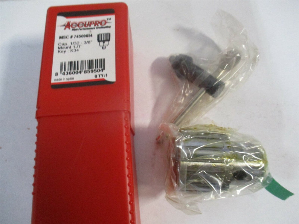 (CY0100400) 1/32 to 3/8" 37mm x 51mm Tapered Mount Plain Bearing Drill Chuck
