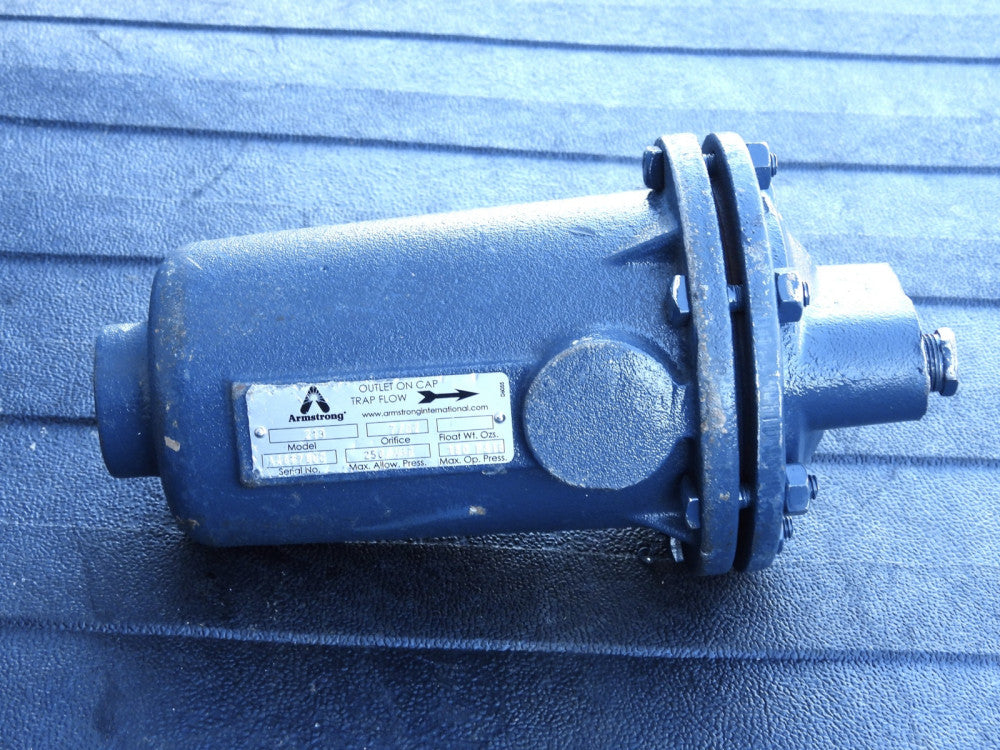 Armstrong 213 1" Vertical Inverted Bucket Steam Trap 7/32 Orifice 250 PSI D50061