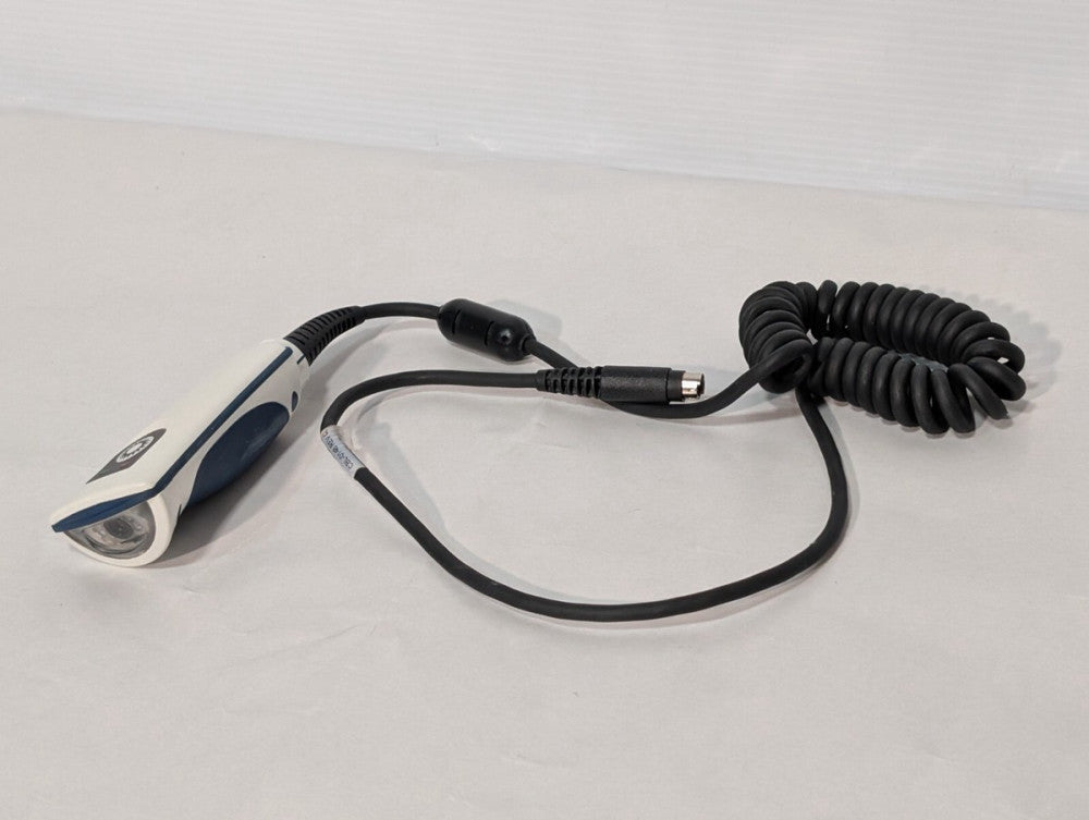 Jadak JDK-1797 Rev A Barcode Scanner w CBL-0148 Rev. C Coil Cable