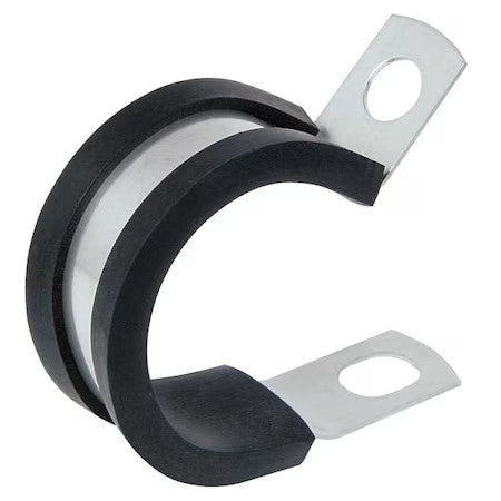 Kmc Col0509z1 Cable Clamp, Steel, 5/16 In Bundle Dia., Gray, 50 Pk