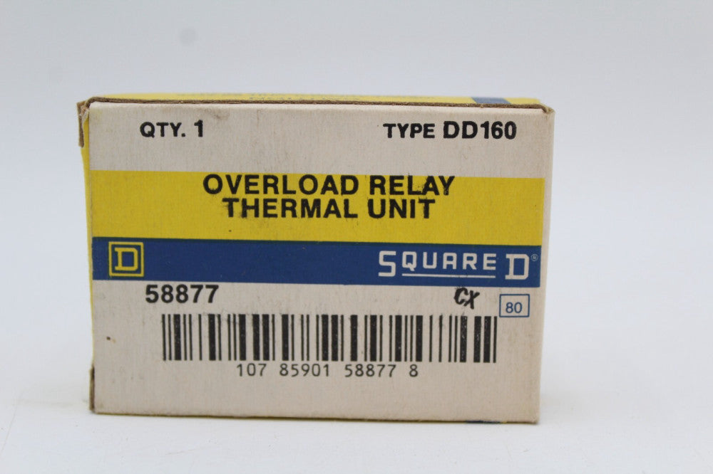 Square D DD160 Overload Relay Thermal Unit