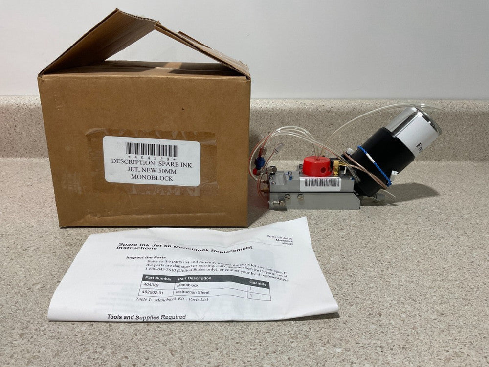 Videojet Ink Jet 50mm Monoblock 404329 NEW