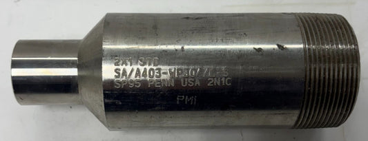 2X1 STD REDUCER NONTHREADED BORE  SA/A403-WP304/L-SSP95 PENN USA THREAD SIZE 12