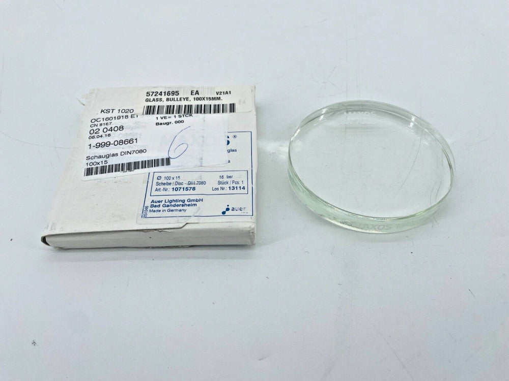 New Maxos DIN 7080-16 Sight Glass 100mm X 15mm 1071578