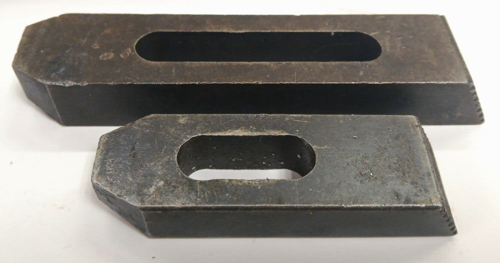 HOLD DOWN CLAMP ASSORTED LOT OF 2 SERRATED STEEL MATERIAL
