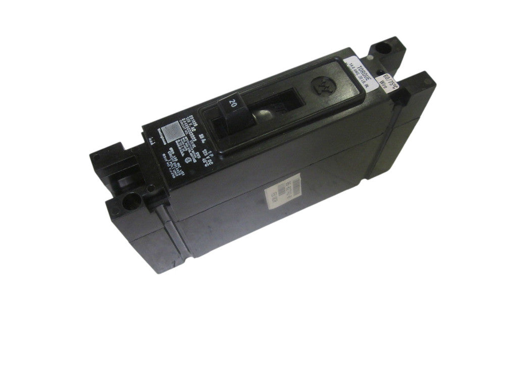 WESTINGHOUSE EB1020 CIRCUIT BREAKER 20A 1P 120V UNMP