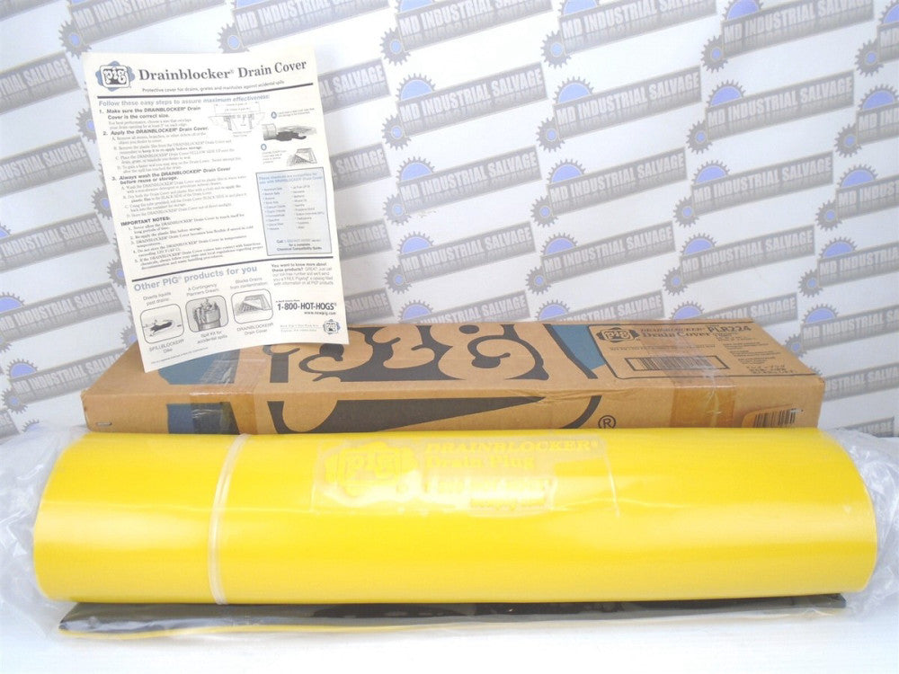 PIG - PLR224 - 24" x 24" - DRAIN BLOCKER DRAIN PLUG - UP to 3" Drain -NEW in BOX