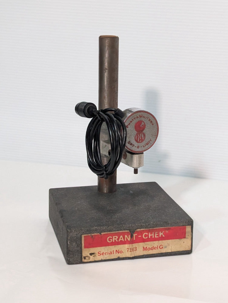 Pratt & Whitney Opt-O-Limit / Granit-Chek inspection precision gage stand tools