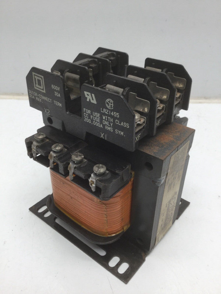 Square D Industrial Transformer Class 9070 Type TF100D1 