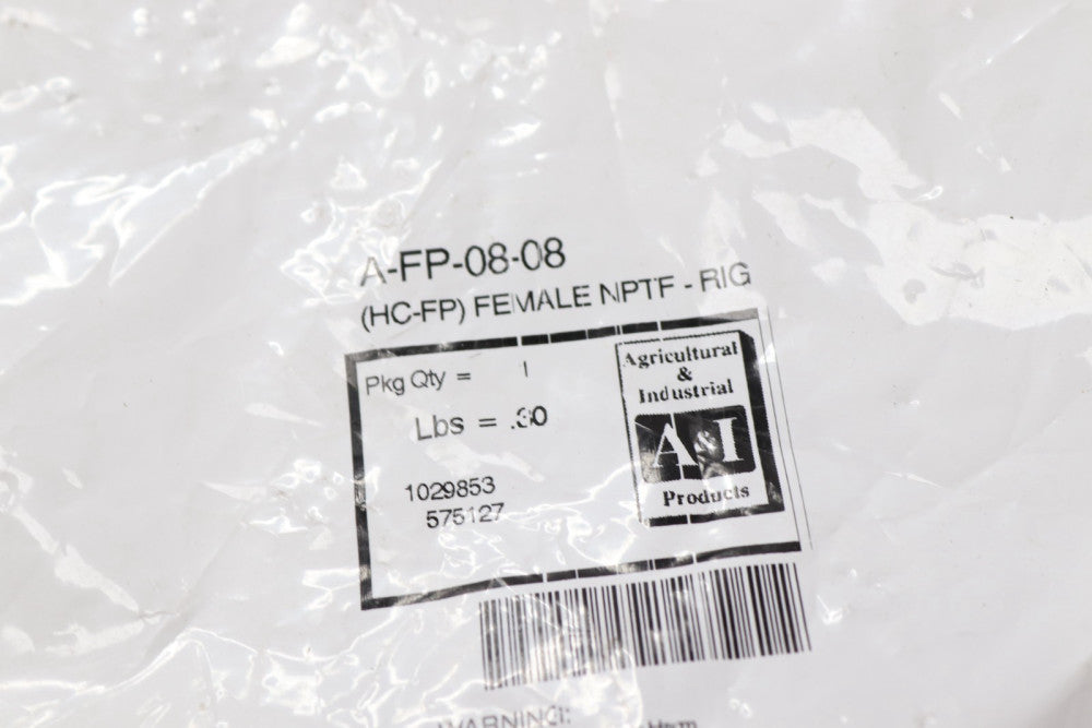 A&I Products HC-FP Female NPTF Pipe Rigid Straight A-FP-08-08