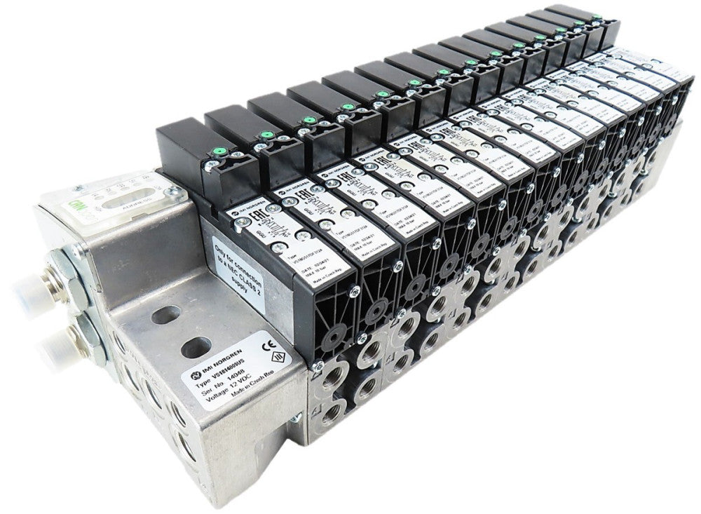 Norgren VS1814005US VS18 14 Station CANopen w/ VS18G517DF312A 12VDC Solenoid NEW